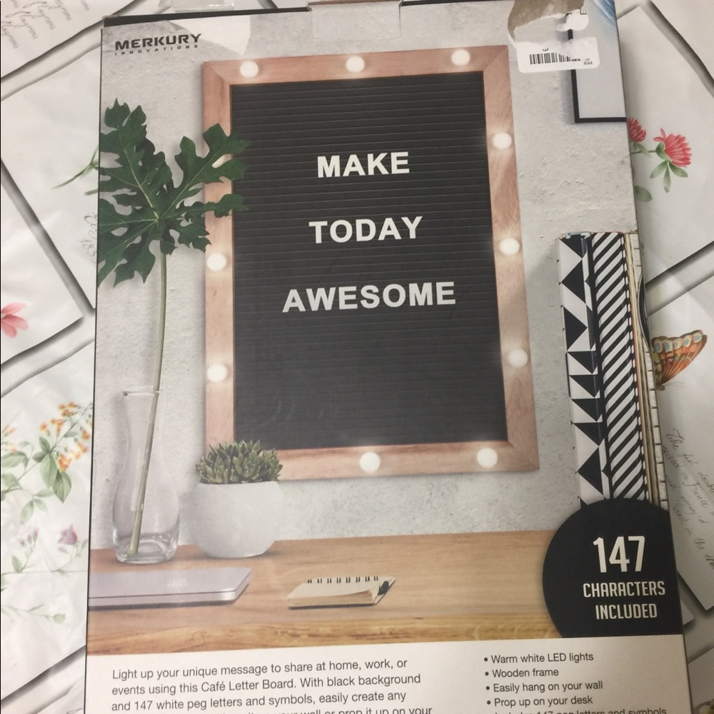 Letterboard - never used